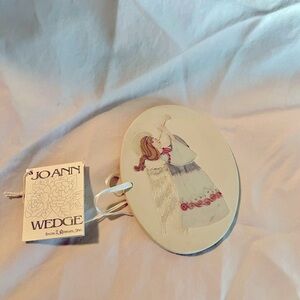 Wall or Christmas ornament  replication ofJoanne Wedge work made by Roman INC